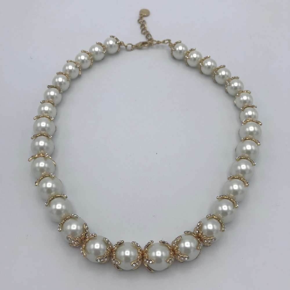 Pearl and Crystal necklace